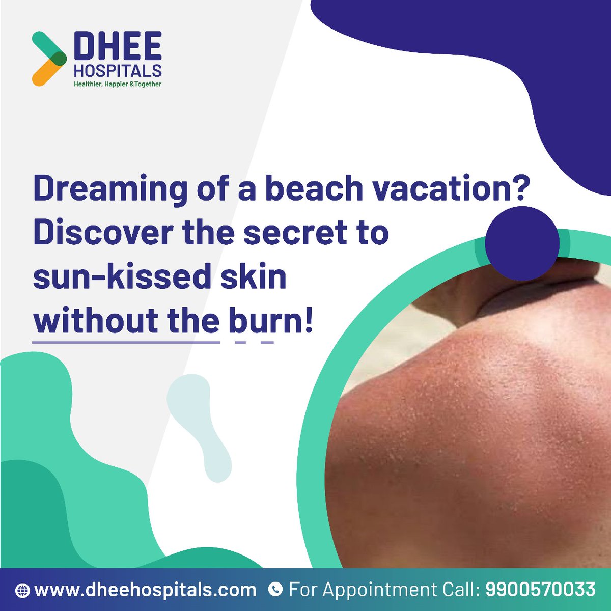 Embrace summer with sun-kissed skin! Choose the right sunscreen and cover up wisely. Meet Dr. Archana Lakshman for expert dermatology advice. Book now!
#SummerSkinCare #SunProtection #HealthySkin #Dermatology #ConsultADermatologist #Dheehospitals #nammadhee