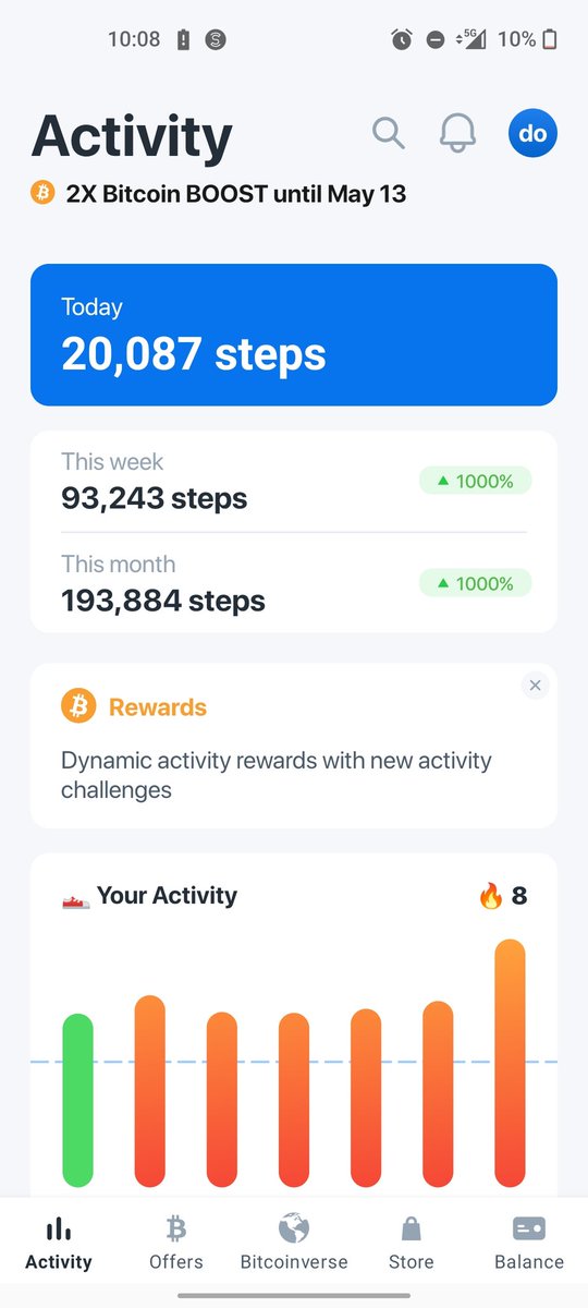 @olvelez007 April 19. Final day of contest. Finishing strong. #stacksats #walkharder #BitcoinHalving