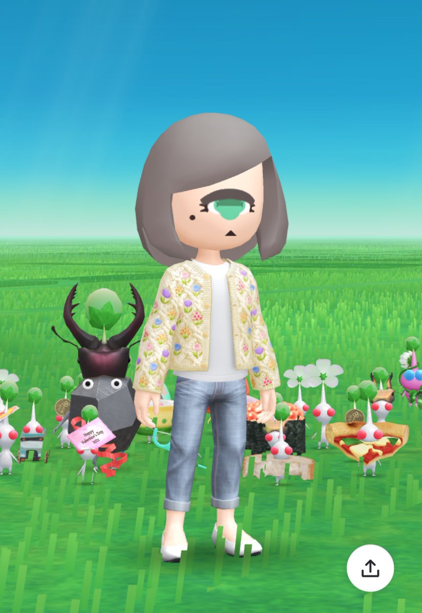 Nintendo Miiを単眼ちゃんにしました かわいい