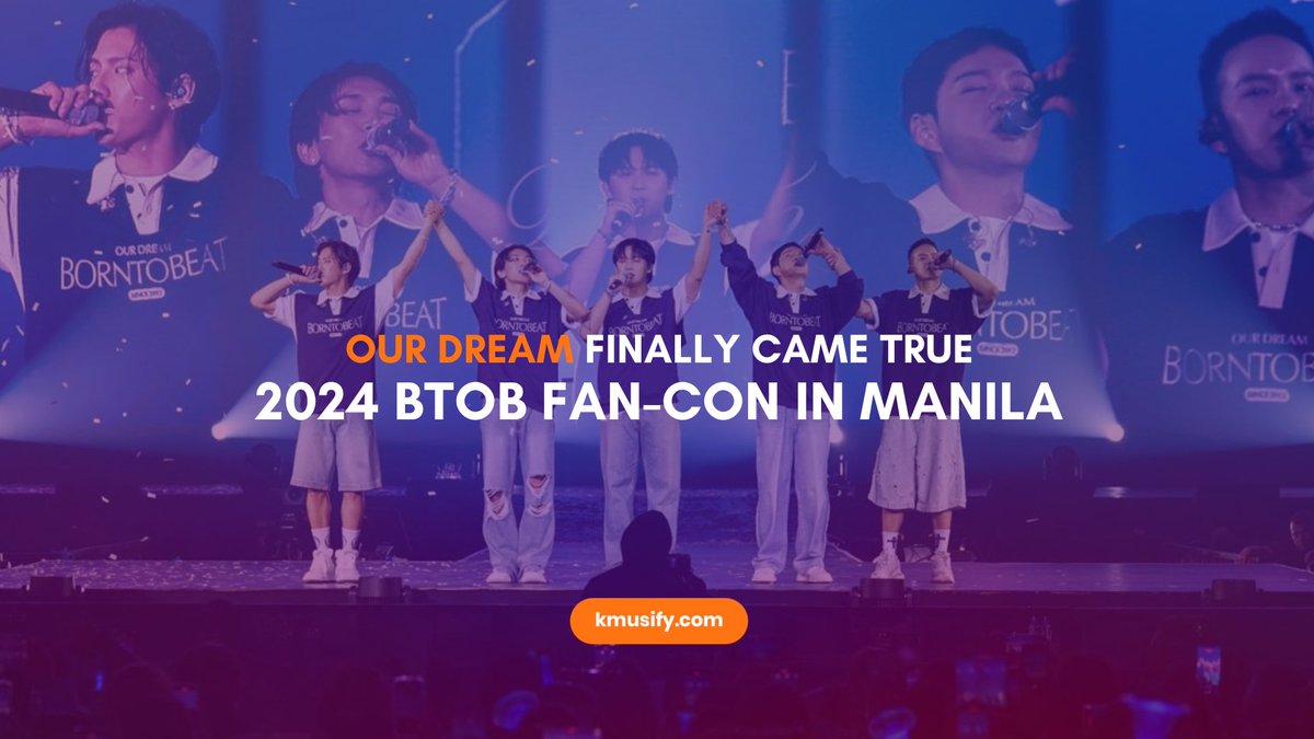 It’s been a week since our dreams finally came true after BTOB held their solo fan-con 2024 “OUR DREAM” in Manila at the SM Mall of Asia Arena on April 7, 2024. 🔗Read more: kmusify.com/our-dream-fina… Presented by: @ovationprod BTOB IN MANILA #비투비 #BTOB_OUR_DREAM_MANILA #BTOB