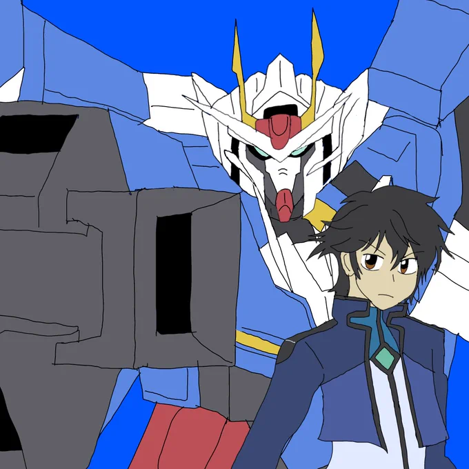 ダブルオーライザー&刹那 「機動戦士ガンダム00」より