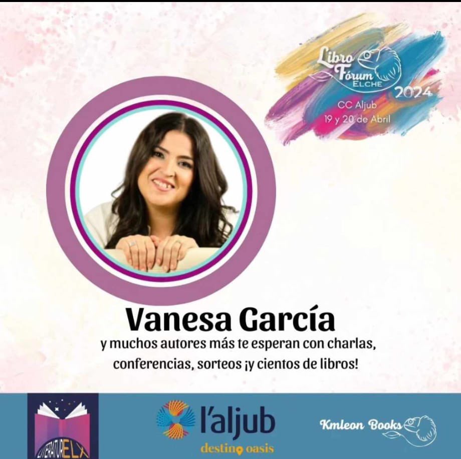 VanGarBar's tweet image. Desde ayer se celebra #LibroForumElche2 en el CC L’Aljub. Hoy estaré de 10 a 22h con presentación a las 16:15h. Espero que, si estás cerquita, te animes a pasar por allí y conocer las historias que los distintos escritores tienen para ti.

#ferialibro #Elche #alicante