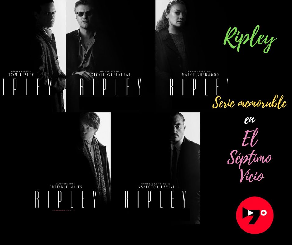 Estamos a la mitad de #SéptimoVicio🎥 y en este bloque, te platicaremos sobre una serie memorable, #Ripley. Sintoniza el 104.3FM o escúchanos también en udgtv.com/radioudg 📻✨