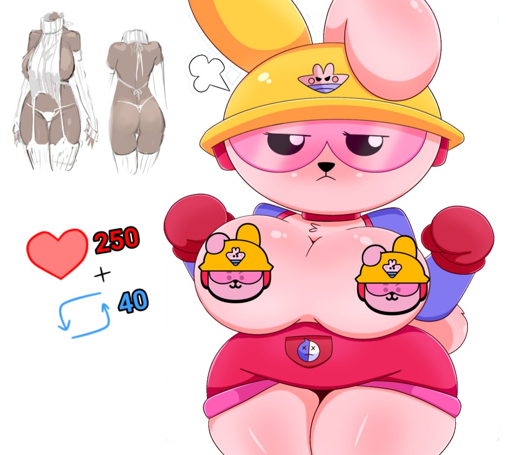 Kiut_Art's tweet photo. Let's play with Jacky Cookie 🐰🦺

#BrawlStarsArt #brawlstarsfanart #BrawlStarsJacky  #BrawlStarsRule34 #rule34 https://t.co/is4aHq6xl7