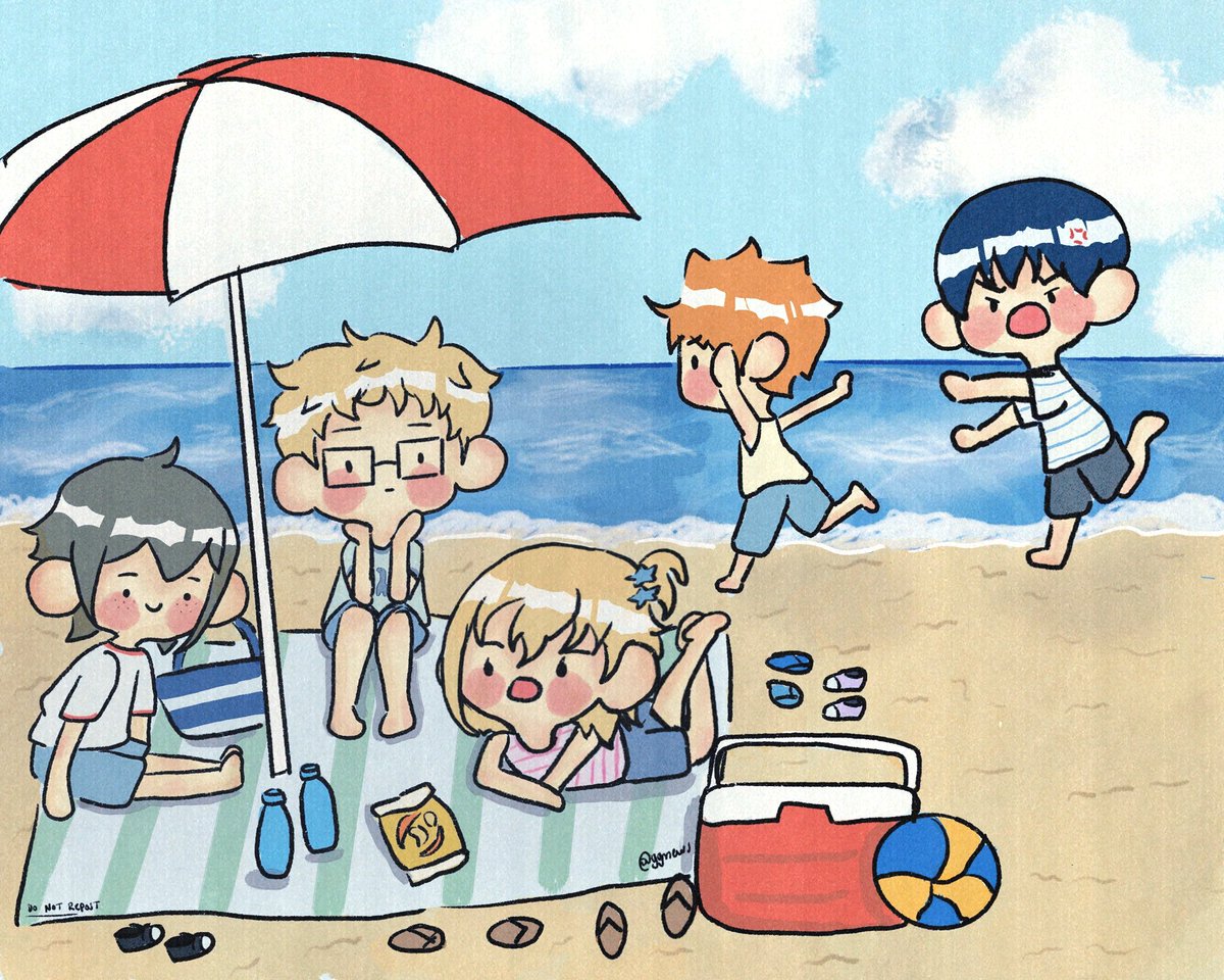 🏖 🌊 #ハイキュー #haikyuufanart