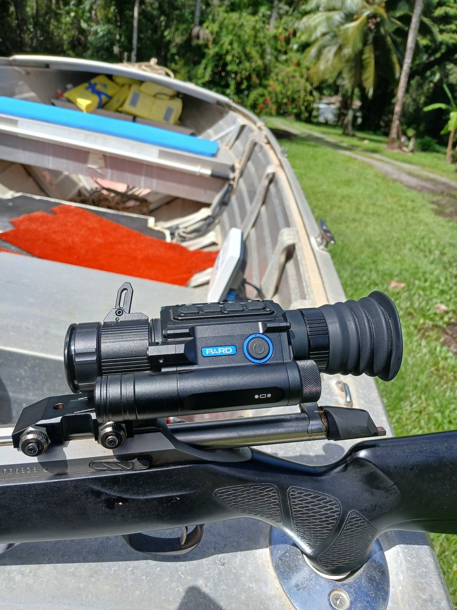 FNQBunyip's tweet image. New Night vision set up on #tikka.223 
With the #Infiray thermal to find them and the NV to slot them local wild dogs should be nervous.