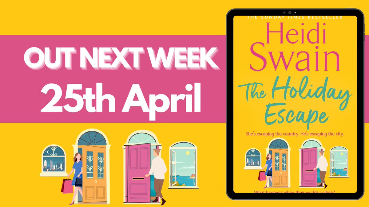 Hooray! Hooray! It's now less than a week until #TheHolidayEscape publication day! I can't wait to introduce you to #KittiwakeCove on the beautiful #Dorset coast! That's got to make the sun 🌞 shine again, right? #summerreads 🌞🍦🏖🍦🌞🍦🏖🌞 simonandschuster.co.uk/books/The-Holi…