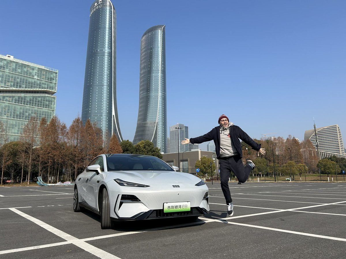 Big news from China today and a tipping point - EV penetration rate has broken 50% which means that they sell more EVs in China than ICE cars. (Pictured celebrating below)