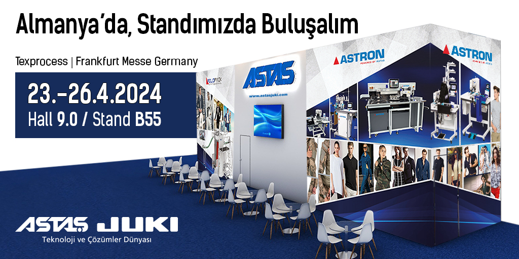 AstasTechnology's tweet image. Meet us at our boot in Germany!

We will be at Messe Frankfurt between 23-26 April 2024.

We would be happy to meet you at this exhibition, which is important for our industry.

#texprocess #astastechnology #fairs #messefrankfurt #sewingtechnologies