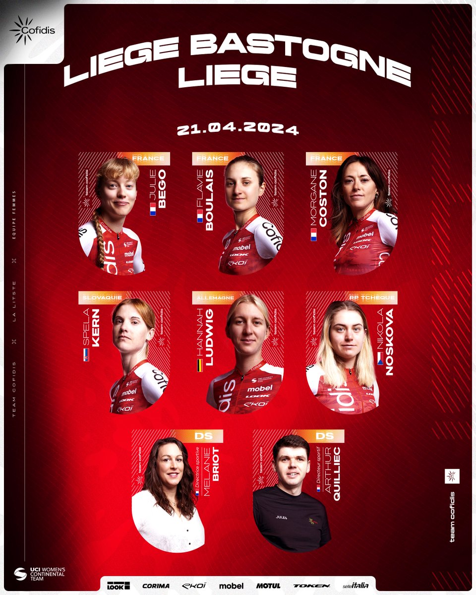 𝑳𝒂 𝑫𝒐𝒚𝒆𝒏𝒏𝒆 𝒅𝒆𝒔 𝑪𝒍𝒂𝒔𝒔𝒊𝒒𝒖𝒆𝒔 💥

Nos équipes au départ de Liège-Bastogne-Liège ⤵️

#LBL #LBLwomen
