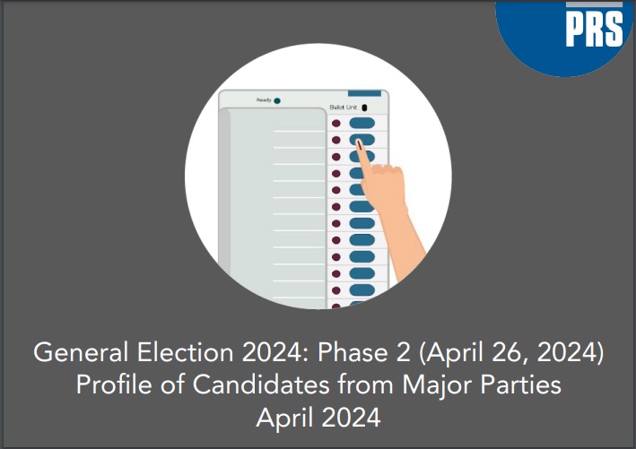 KNOW YOUR LOK SABHA ELECTION CANDIDATES Are you voting on 26th April? Know whether your candidate has been an MP earlier. What they did in Parliament? Did they attend the House, speak on issues, raise questions? Constituency-wise data: prsindia.org/files/general-… @PRSLegislative