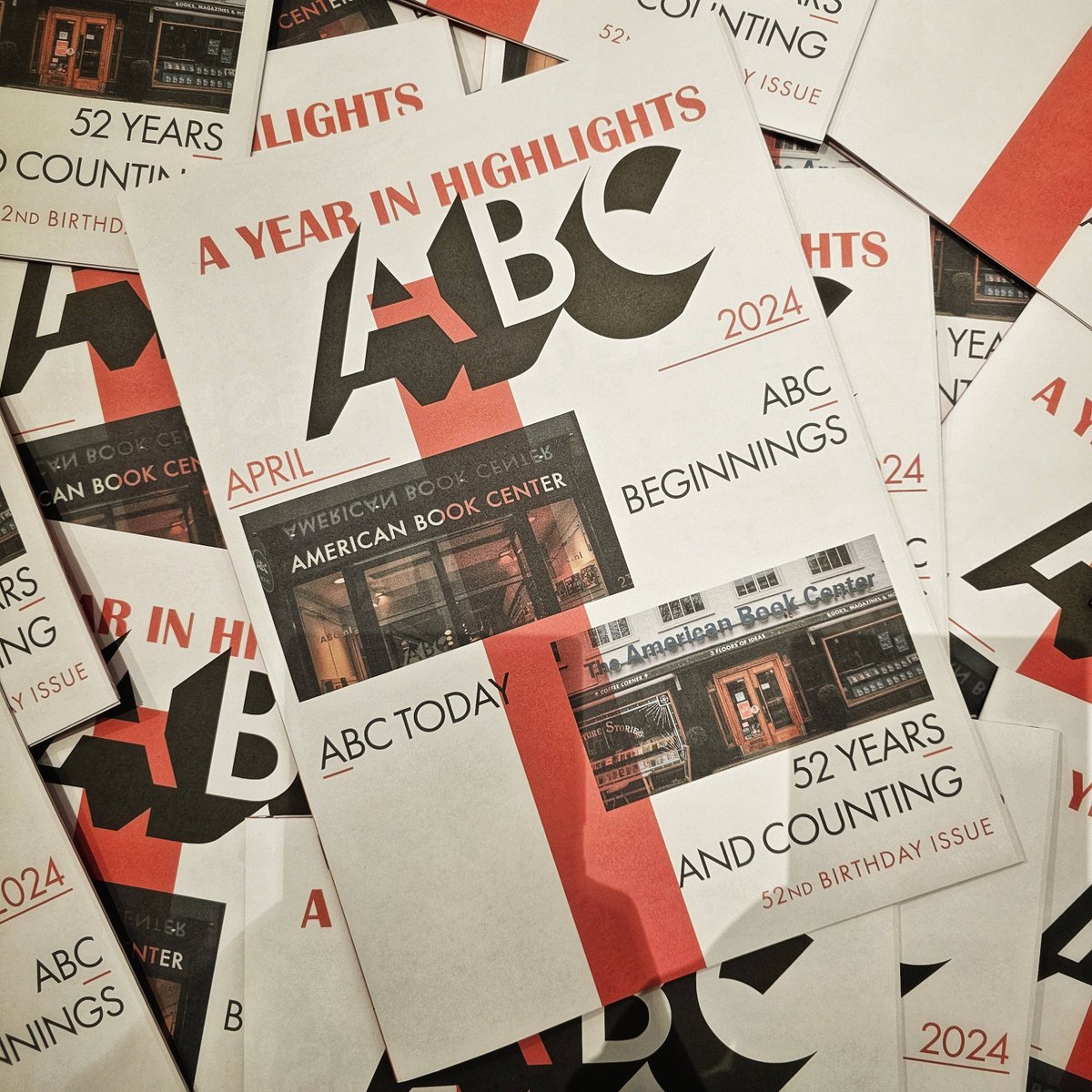 ABCBooksNL's tweet photo. Happy 52nd anniversary to us! ๐ฅณ To celebrate, we've put together a special Year in Highlight magazine for you. Filled with ABC history, book reviews, #ABCintheWild adventures, and all the amazing events from the past year. Get your free copy at any of our stores. Happy reading! https://t.co/yuGhWr9pAp