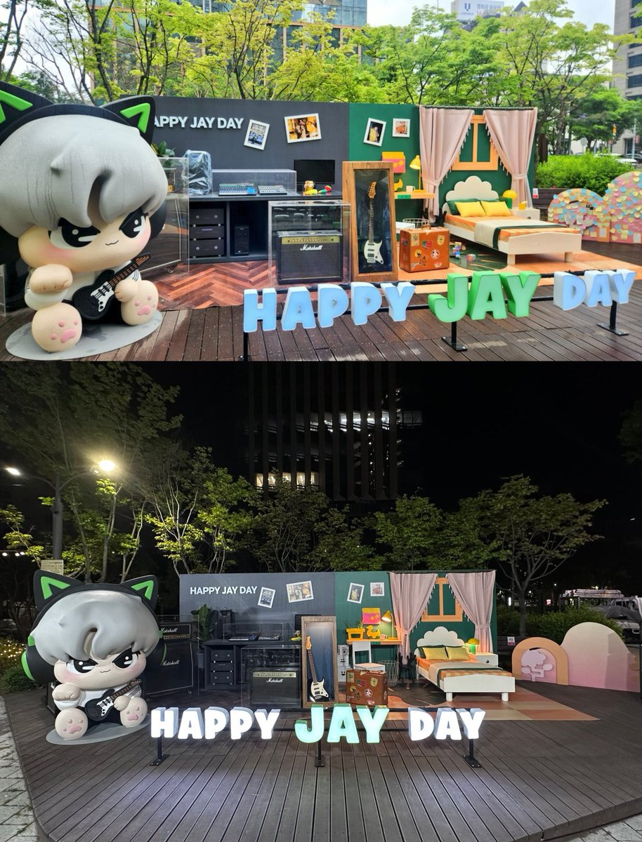 น้องเจบอกว่า ทุกคนในตึกถ่ายรูปตรงสวนอันนี้มาให้น้องดูกันเต้มเลย มันคือโปรเจคที่เอนจีนทำให้น้องอะ ตอนแรกน้องคิดว่าค่ายทำให้ด้วยซ้ำ หรือเอนจีนขอค่ายทำ น้องเห้นของจริงละด้วย น้องบอกว่าชอบมาก น่ารักมาก ฮือ😭😭😭😭😭😭😭😭😭😭😭