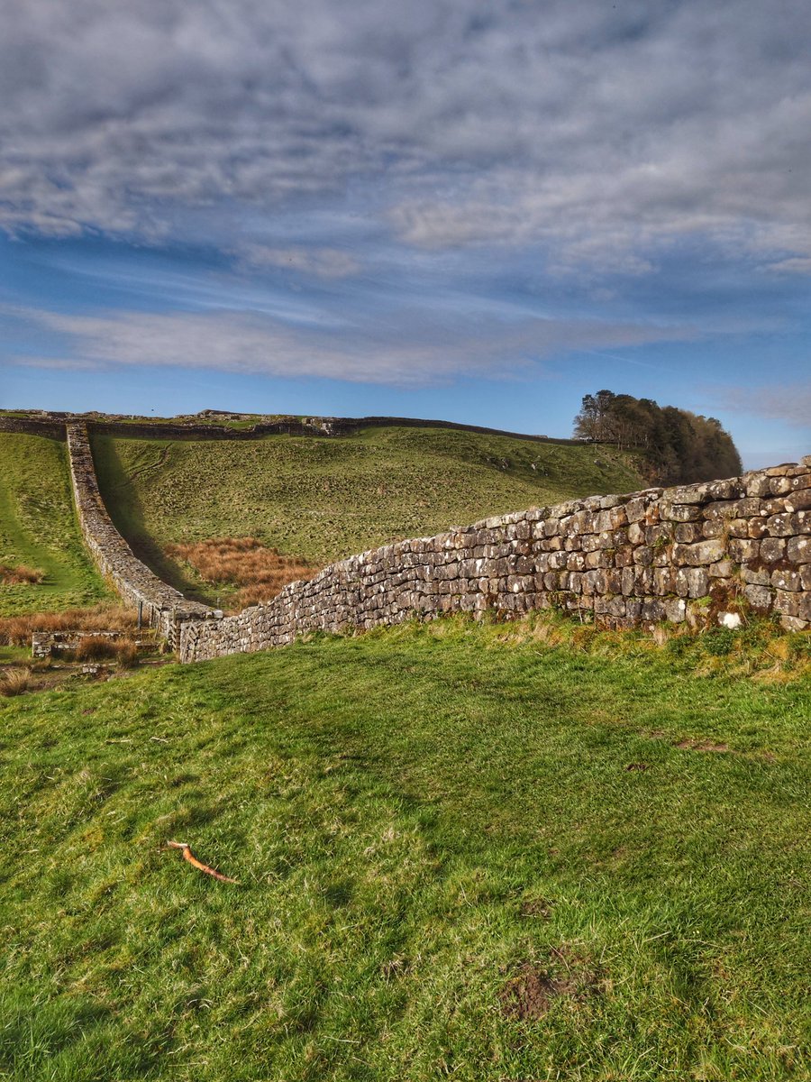 The Knag Burn Gate, east of Housesteads on #hadrianswall #nationaltrail in the @NlandNP