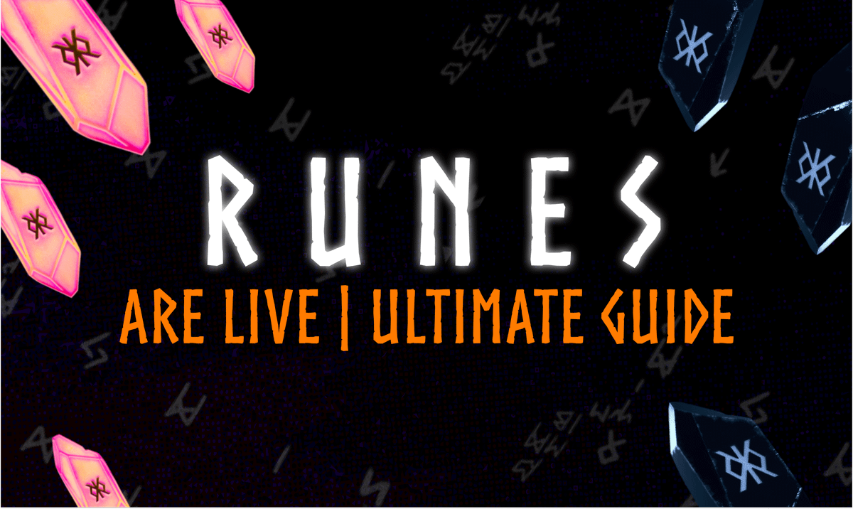 $BTC halving just happened meaning #Runes went live 👀 This is a once-in-a-lifetime opportunity to enter the ecosystem early. A full guide on #BTC tools that are gonna make you a Runes-master 🧵