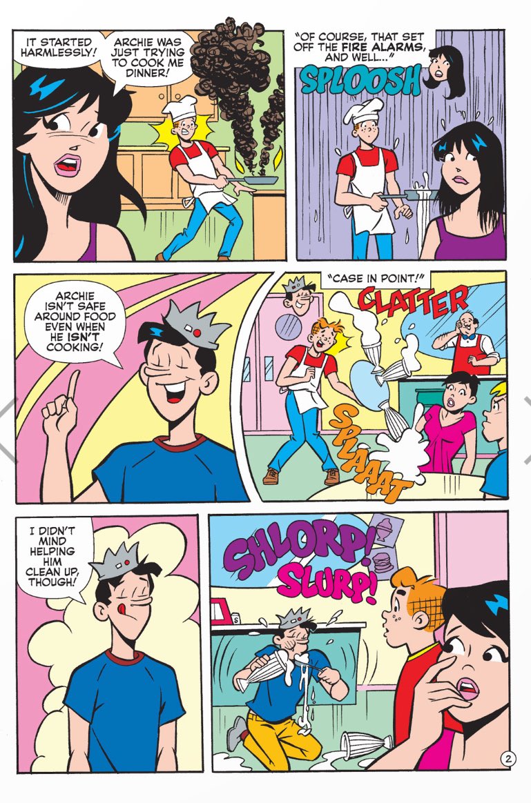 parentdaniel's tweet photo. Drawing Archie getting booted out by Mr.Lodge never gets old ! Story and art by me , with inks by Bob Smith and colors by Glenn Whitmore! Out now! @ArchieComics https://t.co/eGgRXRxW8p