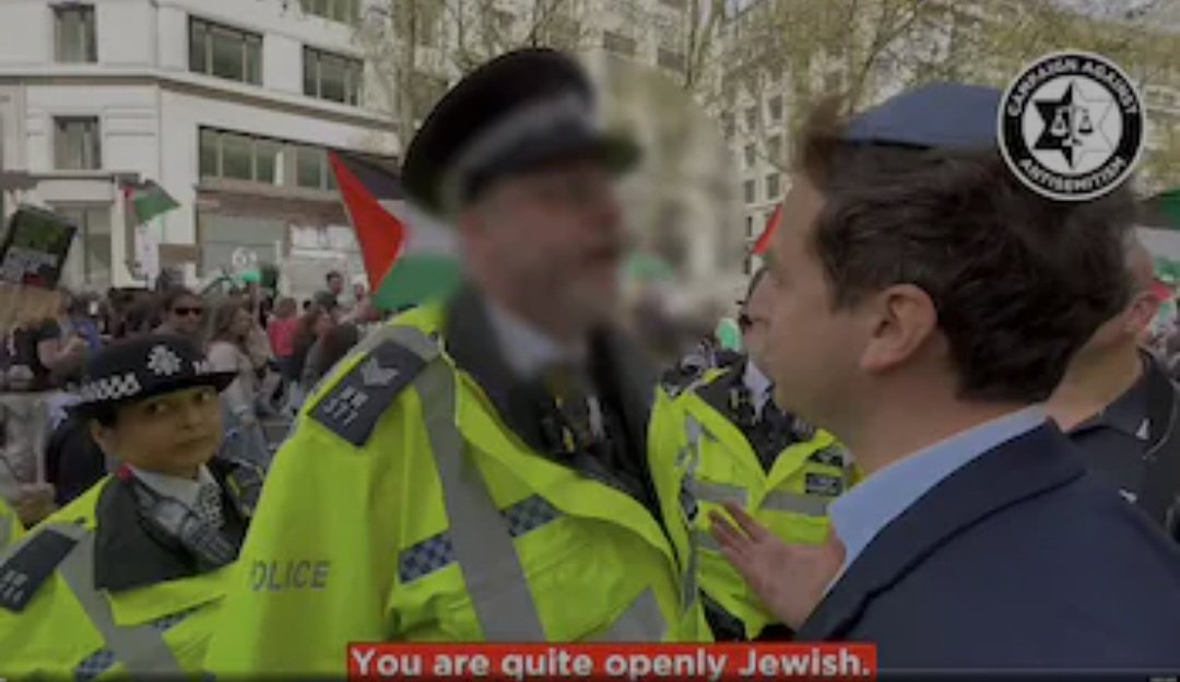 Hard agree with Robert Jenrick 'If the police believe the sight of a Jewish man on the streets of London might provoke a violent response from protestors, then the answer is quite simply to ban the protest. This would have been the outcome if the far-Right were protesting'