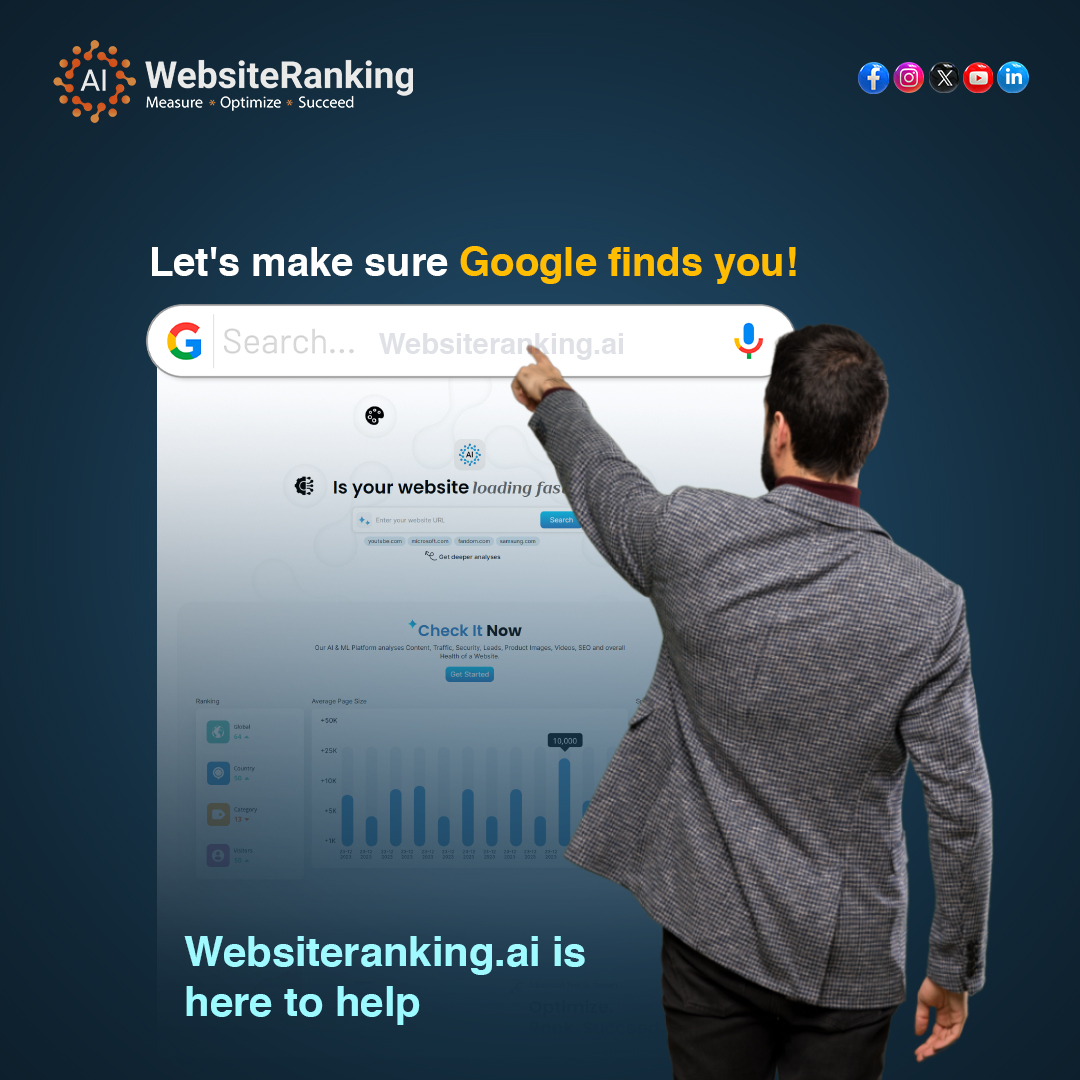 Get ready to soar in search rankings with our powerful tools.

Check your website health today websiteranking.ai

#SEO #WebsiteRanking #Websiterankingai #rankcheck #websitegrowth