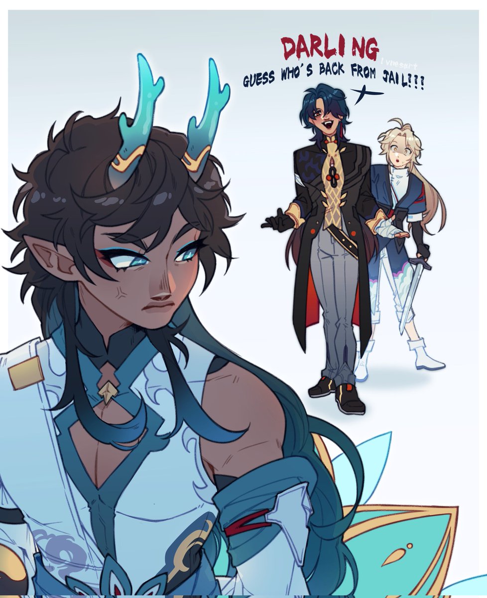 lvnesart's tweet image. played this quest last week, kinda obssessed with the ex-from-hell dynamic
#hsr #honkaistarrail #renheng