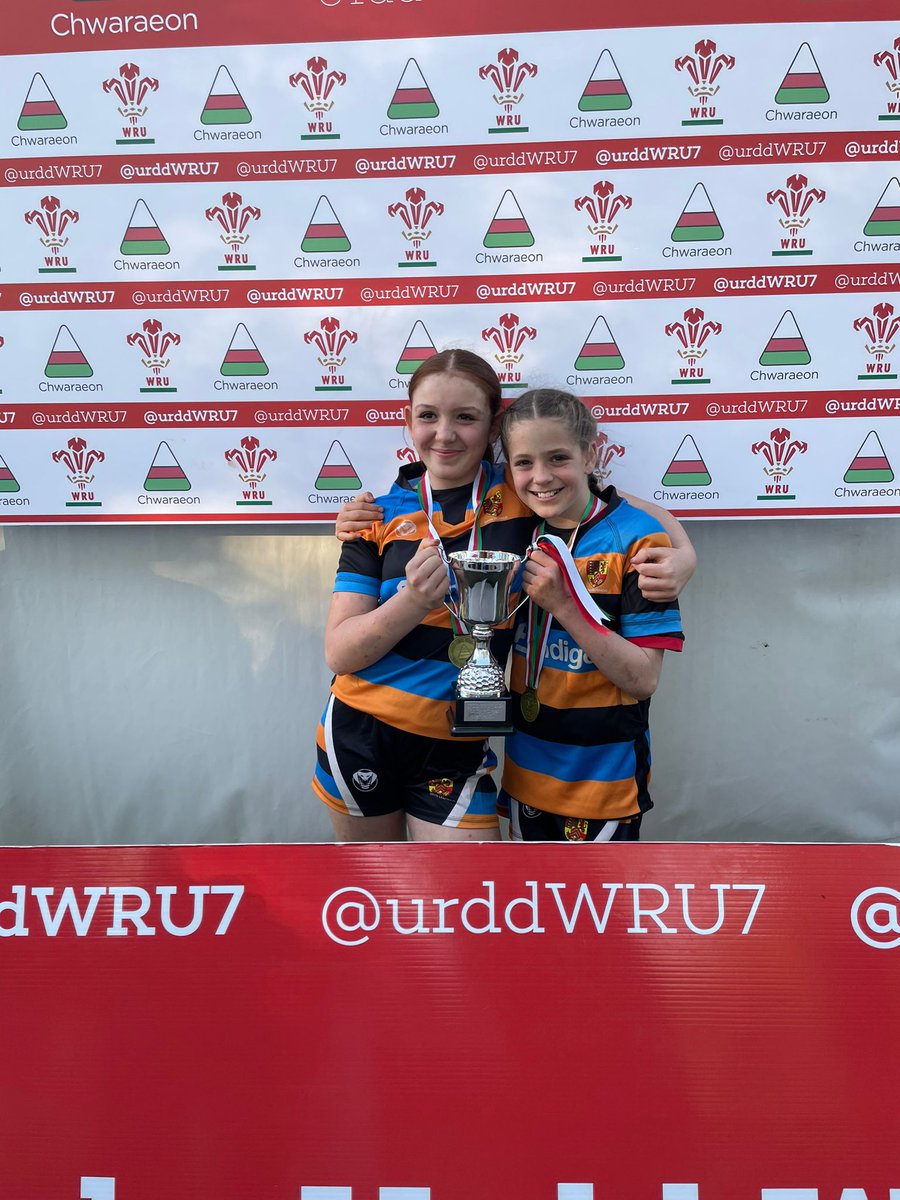 gwaunmeisgyn's tweet photo. Congratulations to @BrynCelynnogPE year 7 girls rugby and our two past pupils on winning the Urdd National 7s. An outstanding achievement, @Gwaunmeisgyn is very proud of you both👏👏👏 https://t.co/0fsIbP7h7b