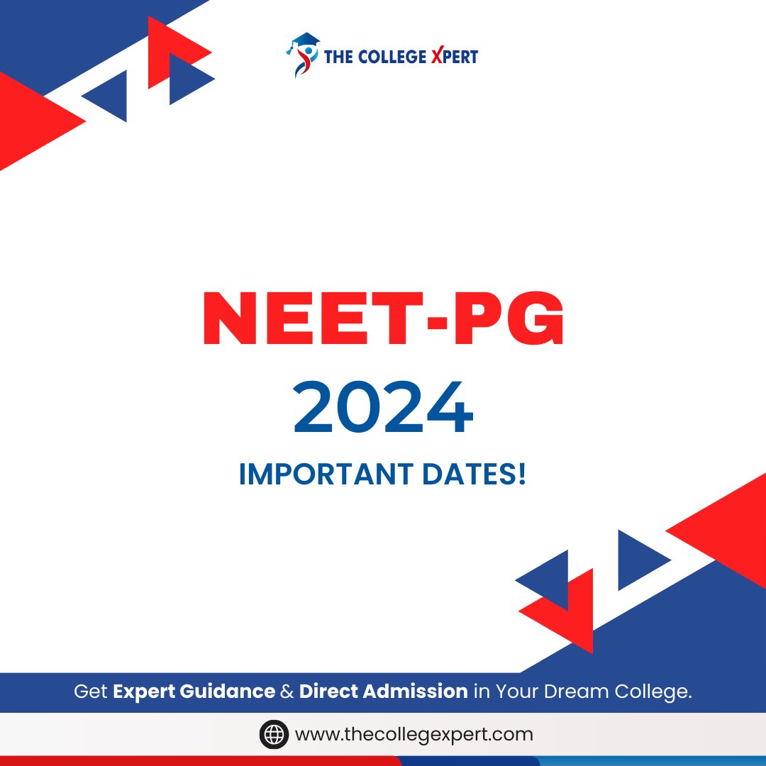 CollageXpert's tweet image. Get ahead with key dates for the 2024 NEET-PG exam. Don&apos;t miss out—mark your calendars for success in your medical career journey!

#NEETPG2024 #MedicalCareerGoals #StudySchedule #KeyDatesReminder #FutureDoctor #PrepForSuccess #MarkYourCalendars #StayAhead #MedicalJourney
