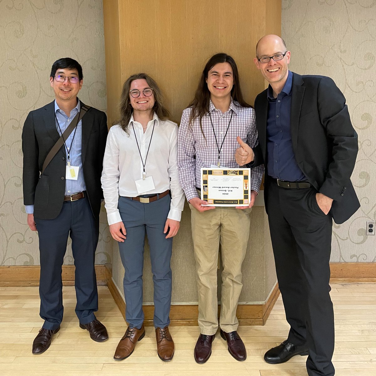 Frank Glorius (@gloriusfrank) on Twitter photo Herbert C. Brown Lectures in Organic Chemistry ! <a href="/PurdueChemistry/">Purdue Chemistry</a>
😀Impressions with Tom Rovis, Shannon Stahl, Chris Uyeda, students and poster award winners 👏🚀🎉<a href="/NUChemistry/">Northwestern Chemistry</a>
<a href="/UyedaLab/">Uyeda Lab</a> <a href="/RovisGroup/">Rovis Group</a> <a href="/Stahl_Lab/">Stahl Lab</a> <a href="/GloriusGroup/">Glorius Group</a>
chem.purdue.edu/hcbrownlecture… Herbert C. Brown Lectures in Organic Chemistry ! <a href="/PurdueChemistry/">Purdue Chemistry</a>
😀Impressions with Tom Rovis, Shannon Stahl, Chris Uyeda, students and poster award winners 👏🚀🎉<a href="/NUChemistry/">Northwestern Chemistry</a>
<a href="/UyedaLab/">Uyeda Lab</a> <a href="/RovisGroup/">Rovis Group</a> <a href="/Stahl_Lab/">Stahl Lab</a> <a href="/GloriusGroup/">Glorius Group</a>
chem.purdue.edu/hcbrownlecture…