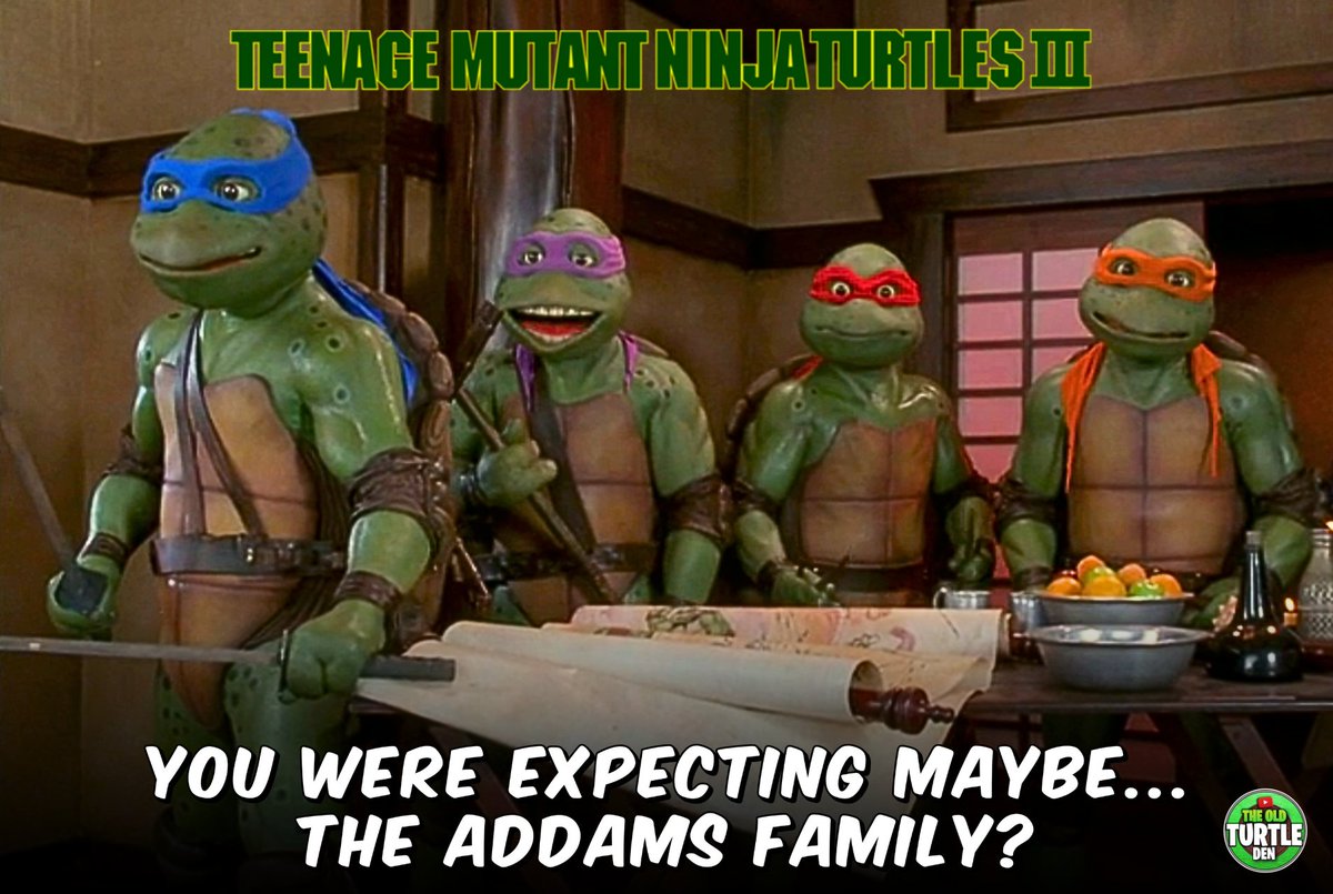 #TMNT Quotes 🎥🎞️ 🟣 Donatello: You were expecting maybe the Addams Family? Teenage Mutant Ninja Turtles III (1993)
