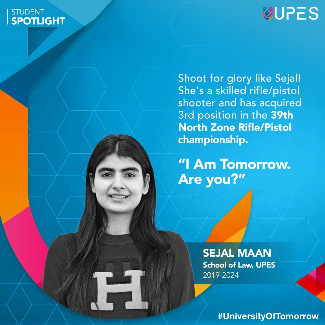 Meet Sejal Maan, the sensation of the shooting world, turning targets into triumphs with her unparalleled talent in rifle/pistol shooting. Her journey is a thrilling saga of determination and skill. Come, be a part of the Tomorrow Tribe and get empowered to say ‘I Am Tomorrow’!