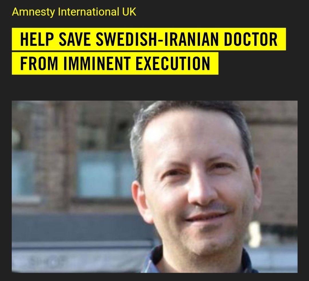 #Iran We urge @khamenei_ir @raisi_com @Amirabdolahian to release Ahmadreza Djalali immediately and unconditionally. #FreeDjalali
We are his voice. 
#StopExecutionInIran 
#HumanRights
#FreeAhmadrezaDjalali
#AhmadrezaDjalali