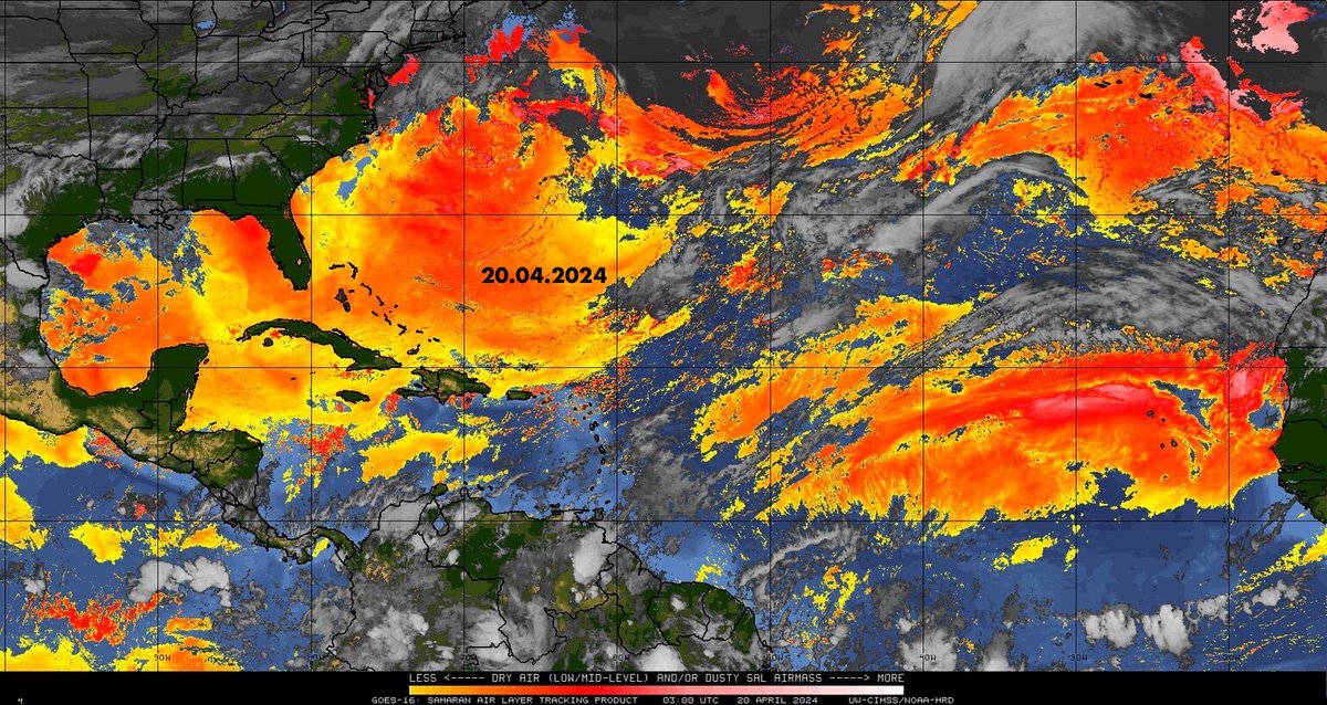 Salmap 20.04.2024

Where did the SAL disappear? 

#ClimateCrisis #ClimateEmergency #ClimateChange