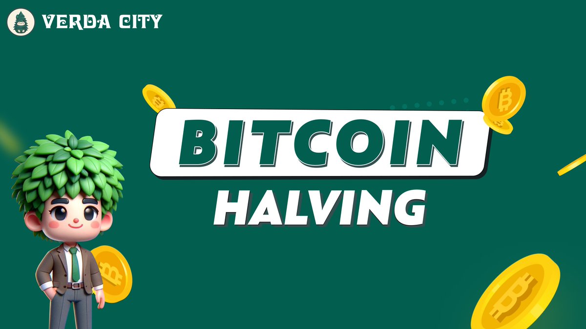 The Bitcoin Halving is here! Let's step into a new era together!