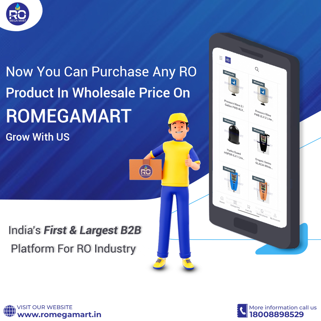 romegamart's tweet photo. Now You Can Purchase Any RO Products In Wolesale Price On Romegamart
India's First & Largest B2B Platform For RO Industry
Grow With us
Website :- https://t.co/zxvBgZZ7qq
Call Us :- 18008898529
#b2bmarketplace #businessideas #onlinemarketing #wholesaler #ecommerce #dosingpump https://t.co/WCt0o8WVre