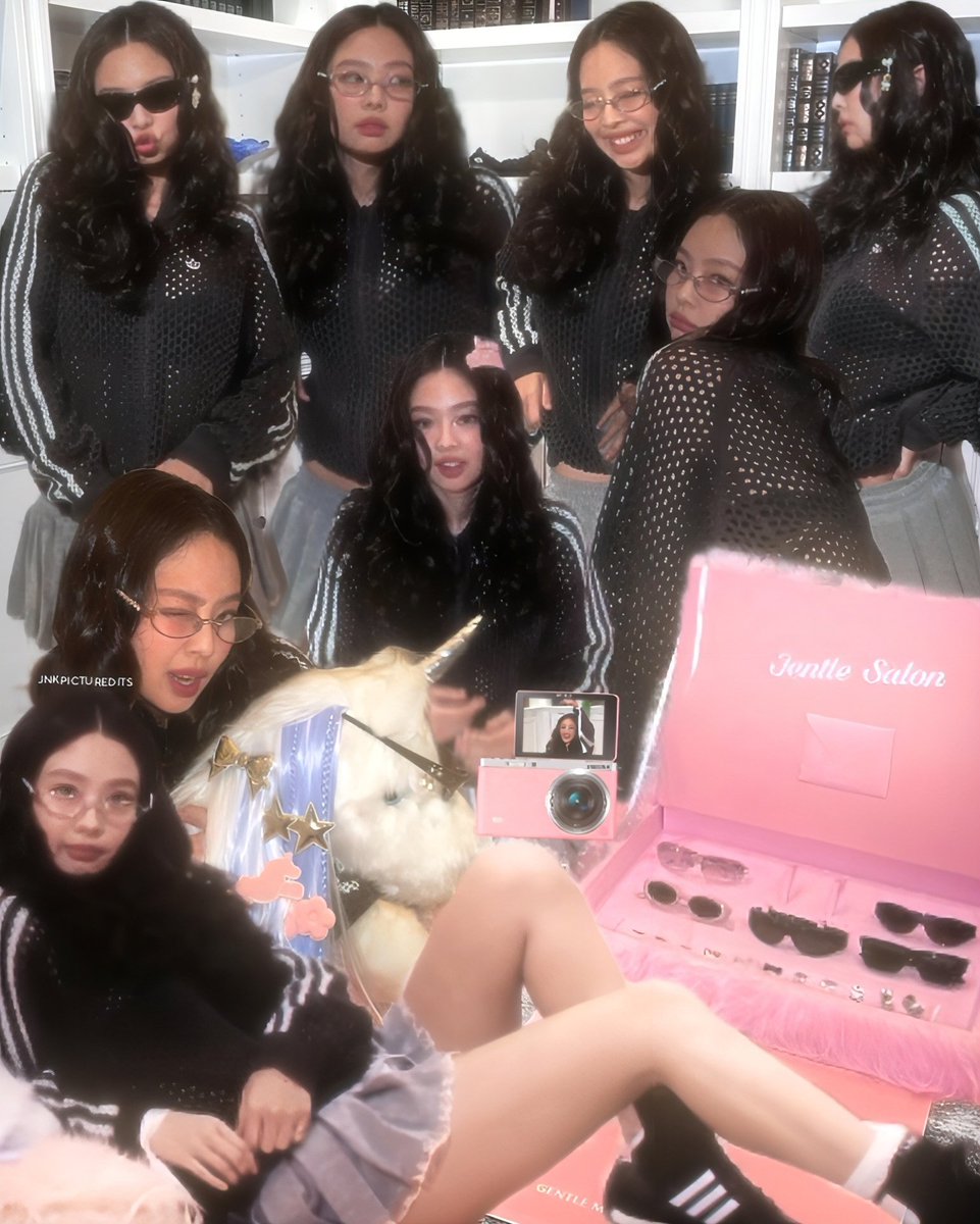jnkpicturedits's tweet photo. #JENNIE x jentle salon collection https://t.co/4y90nVRAvk