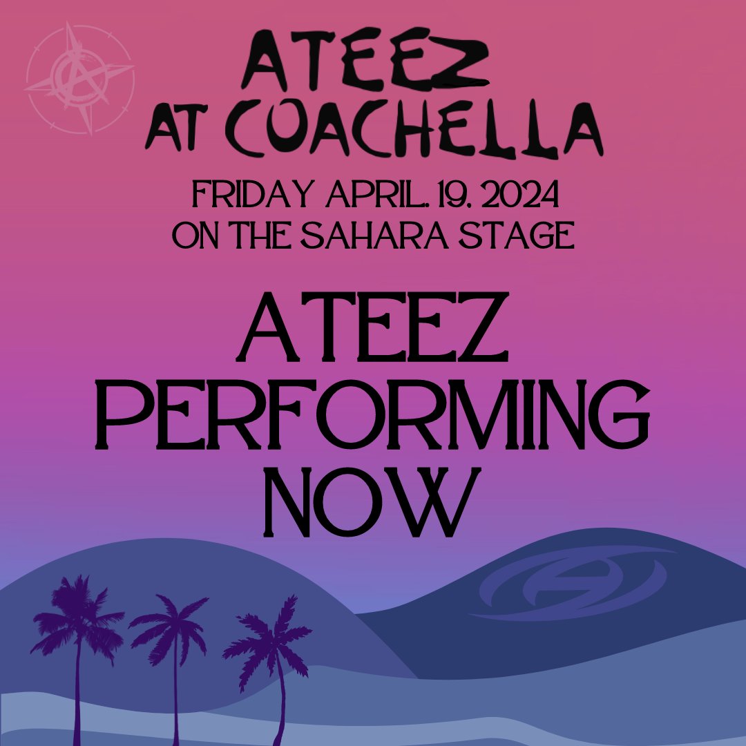 ATINYNORTH's tweet photo. ATEEZ PERFORMING NOW
@ATEEZofficial's performance at @coachella 2024 starts now โค๏ธโ๐ฅ
๐: https://t.co/BPllX34iGv
ATEEZ AT COACHELLA
#ATEEZ #์์ดํฐ์ฆ #ATEEZCHELLA #CHELLATEEZ #ATEEZatCOACHELLA #Coachella #Coachella2024 #ATINYNORTH https://t.co/trAnh1VbyS