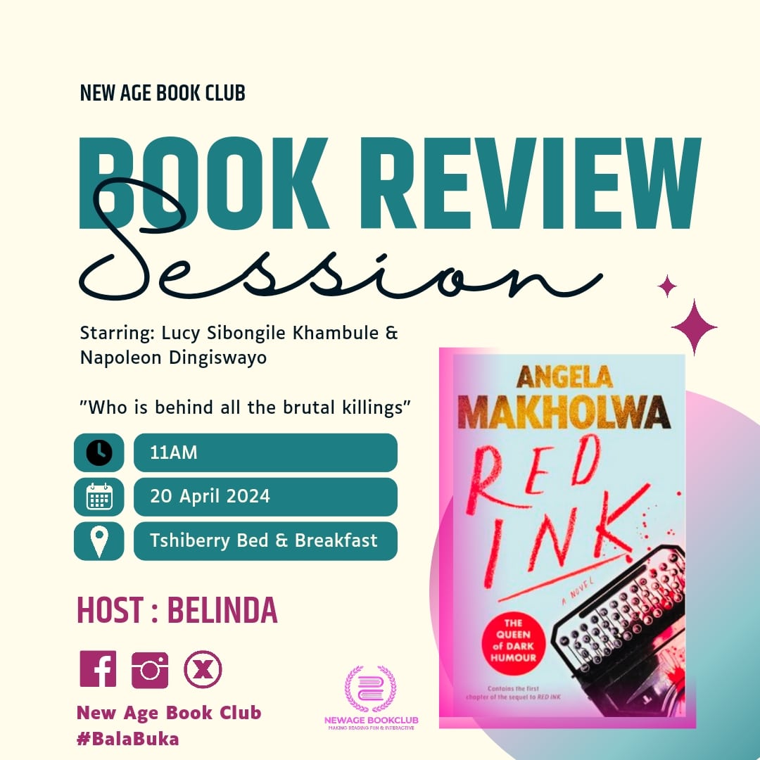 NewAgeBookClub's tweet photo. It's Book Club Saturday and on today's menu we have an intriguing crime thriller by @angela titled RED Ink 
We cannot wait to distract into the chapters and find out who is behind all those brutal killings.

#balabuka https://t.co/xsNgbnuqNJ