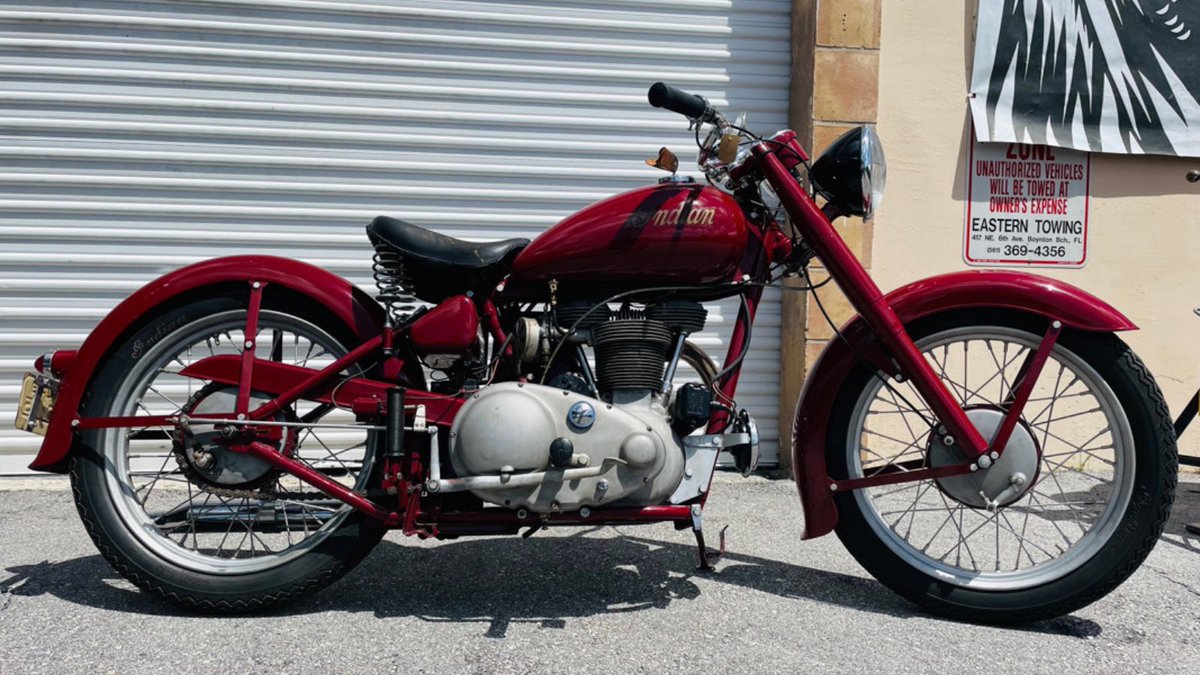 1949 Indian Motorcycle Arrow. Would it fit in your vintage collection? Make it yours for $12,900. 

#ChopperExchange #IndianMotorcycle #IndianMotorcycleArrow #VintageBikes #MotorbikeCollectors #OpenRoad #AmericanBiker