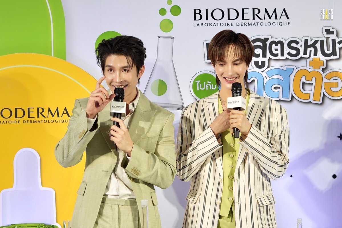 ภาพบรรยากาศงาน BIODERMA เผยสูตรหน้าใสไปกับบาสต๋อง 📸✨ #BIODERMASebiumSerumxBasTong