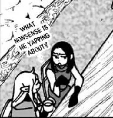 @ArrianneSittiy @misteryurifag i hate having to see her third wheel too but you cant say that when ryoko kui herself wrote her being annoyed at kabru sucking up to laios 