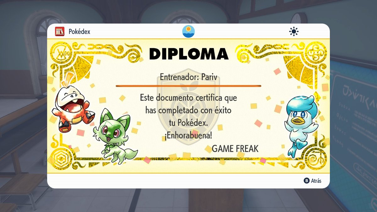 ParivMX's tweet photo. Por fin los 400 Pokémon, ya podré dormir tranquilo, #PokedexCompleta #Paldea #PokemonScarletViolet #NintendoSwitch https://t.co/s0TDyyTpCA