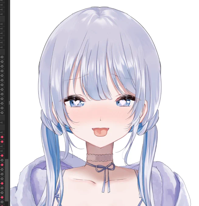 そして、これはエッ…すぎて大丈夫?ってなった作成中のスクショ