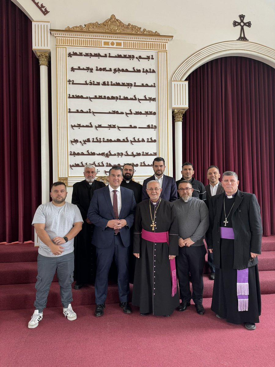 It was an honour for @evmulholland and I to meet with clergy from the northern suburbs of Melbourne to express solidarity, to pay our respect and listen to community concerns following the terrorist attack on Bishop Mar Mari Emmanuel.