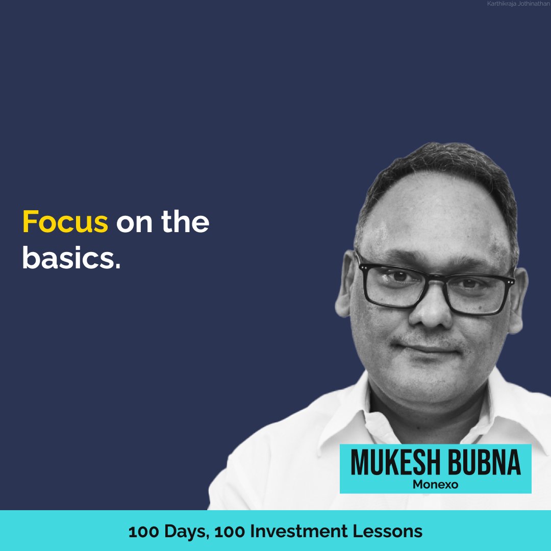 mukeshbubna's tweet image. &quot;Mastering the basics is key in investing. From saving diligently to understanding risk, simplicity often leads to success. #Investing101 #FinancialBasics 💼💰&quot;