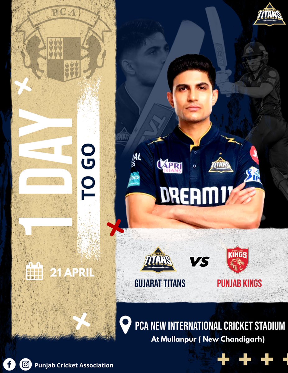 Season's Special: Punjab Kings will take on Gujarat Titans in their last match of the season at the PCA International Cricket Stadium at Mullanpur. Who will reign supreme in this epic contest? Find out this Sunday! Get your tickets now.