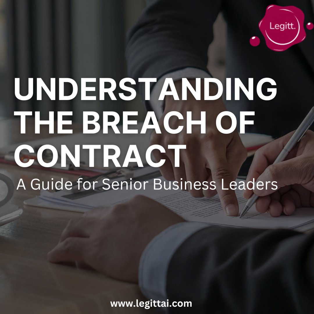 In the realm of business, a breach of contract represents a fundamental failure in the adherence to agreed-upon terms between parties. 

#breachofcontract #contracts #contractmanagement #legittai
Learn more about the breach of contract: cutt.ly/Aw5PypNC
