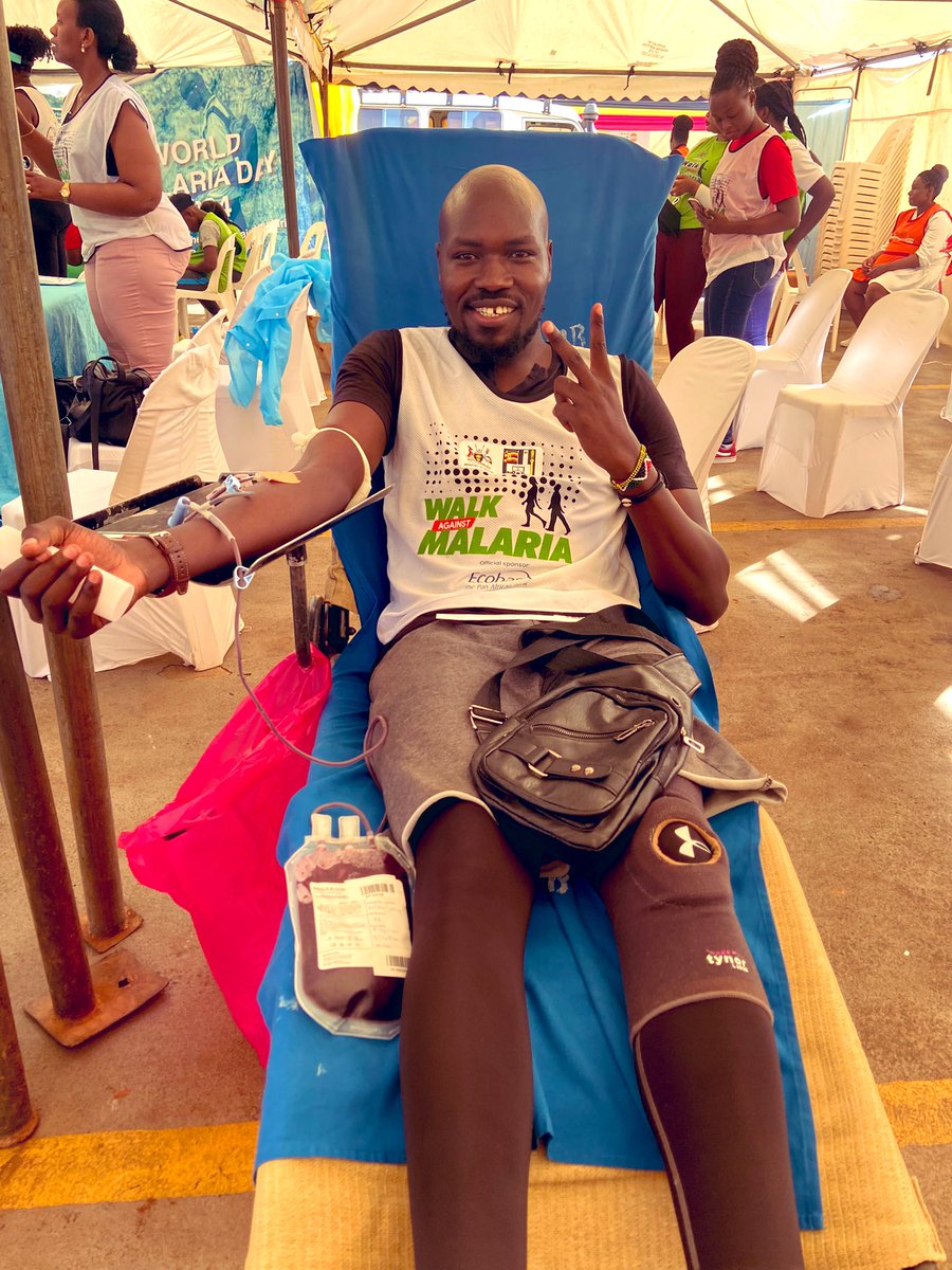 Never miss a chance to Donate blood. 😊 

#ZeroMalaria 
#WalkAgainstMalaria 

@EcobankUganda 
@Parliament_Ug 
@MinofHealthUG
