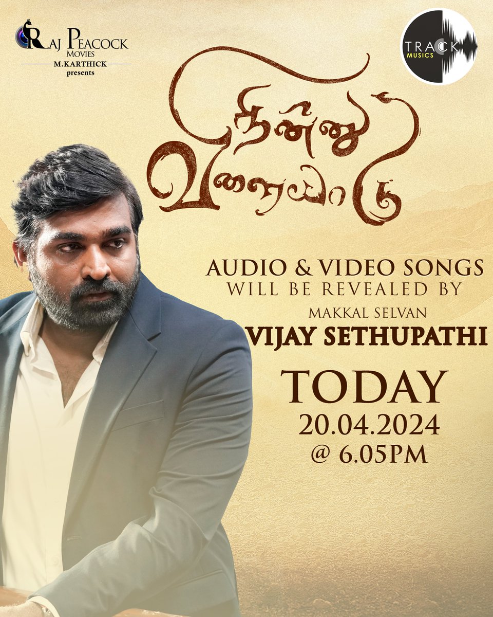 Stay tuned Today 6.05PM.....🔥 #EnnavoVideoSong from the movie #NinnuVilayadu gonna released by Makkal selvan @VijaySethuOffl ...! 🎹 A @sathya_records Musical 🎹 ✍🏻 Lyrics by @Lyricist_Mohan ✍🏻 🎙️ Sung by: @sreekanth1810 🎙️ #dineshmaster #nandanaanand #trackmusics