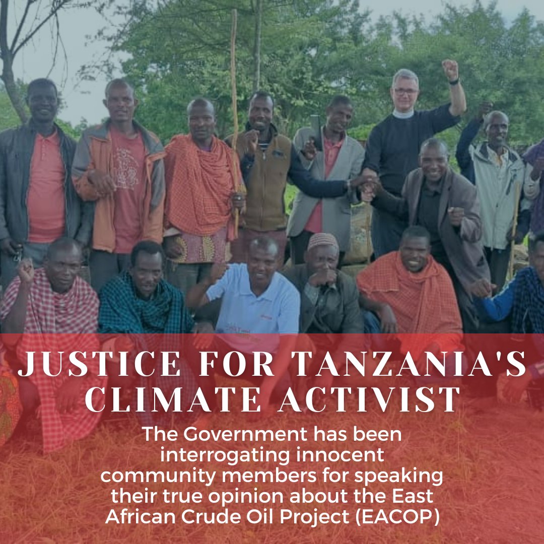 The Government of Tanzania has been interrogating innocent citizens for speaking their true opinion about the East African Crude Oil Pipeline #EACOP

They have the right to their opinion

#STOPTHEOPPRESSION

#Faiths4Climate @GreenFaith_Afr @antonioguterres @AminaJMohammed
