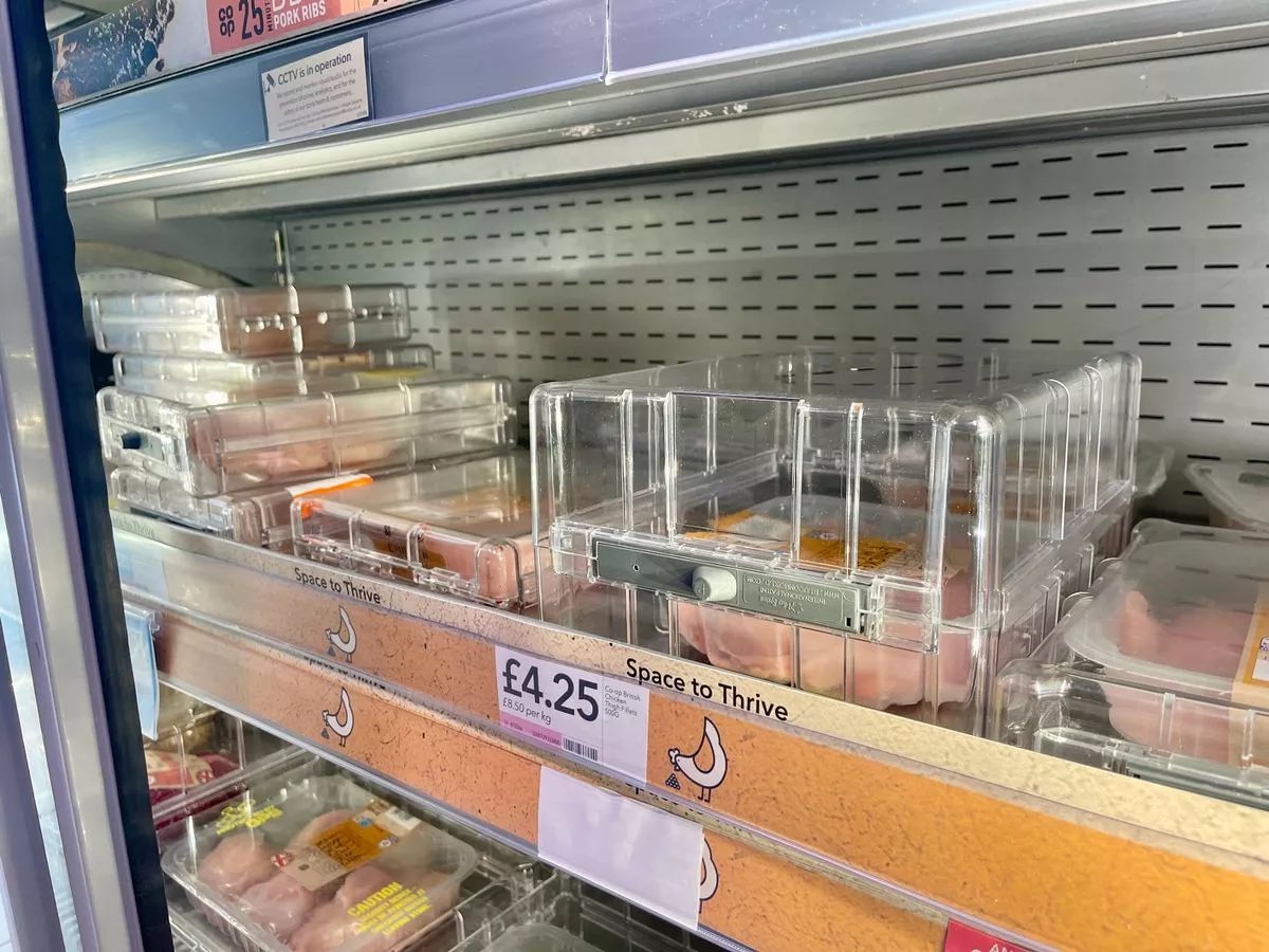Shops are now putting meat under lock and key. What a lovely country the Tories have created.