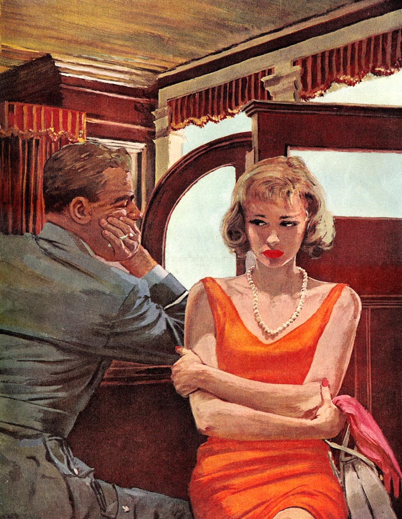 In #APRIL 1959
Illustration by Austin Briggs (1908-1973)
The Saturday Evening Post, April 1959
#illustration #illustrationart #illustrationartists #AustinBriggs #mensfashion #womensfashion #1950s