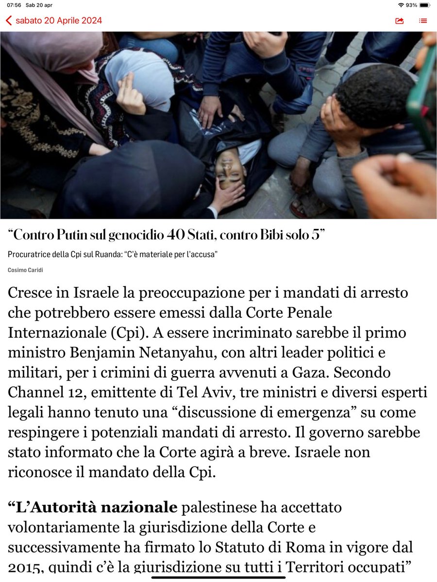 “ Sono cinque i paesi che hanno chiesto che si prosegua contro Israele: Sudafrica, Bangladesh, Bolivia, Isole Comore e Gibuti. Contro la Russia le richieste sono arrivate da oltre 40 Stati, tutto il blocco occidentale.”
Chiaro, no?